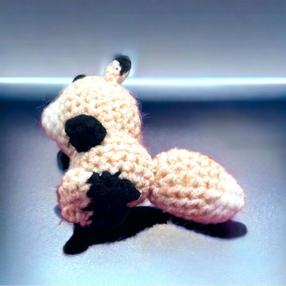Jason’s Creations l Hand-crocheted l Amigurumi l Foxy Fox l Tan/White l 4” l New - Picture 6 of 10